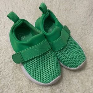 Green Cat and Jack shoes size 5 (baby)